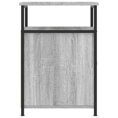 vidaXL Comodini 2 pz Grigio Sonoma 40x42x60 cm in Legno Multistrato