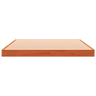 vidaXL Giroletto Marrone Cera 120x200 cm in Legno Massello di Pino