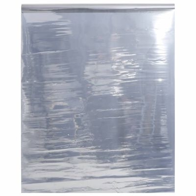 vidaXL Pellicola Solare Statica Riflettente Argento 45x1000 cm PVC