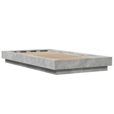 vidaXL Giroletto Grigio Cemento 100x200 cm in Legno Multistrato