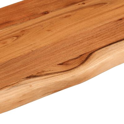 vidaXL Mensola a Muro 90x30x2,5cm Rettangolare Legno Acacia Bordi Vivi