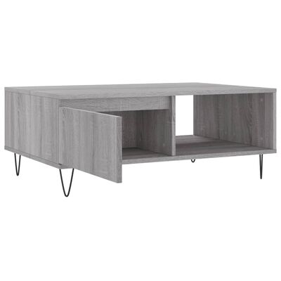 vidaXL Tavolino da Salotto Grigio Sonoma 90x60x35 cm Legno Multistrato