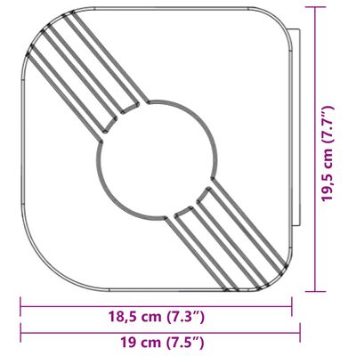 vidaXL Tenda da Sole Retrattile Blu e Bianca 5x3 m Tessuto e Alluminio