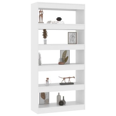 vidaXL Libreria/Divisorio Bianco 80x30x166 cm in Truciolato