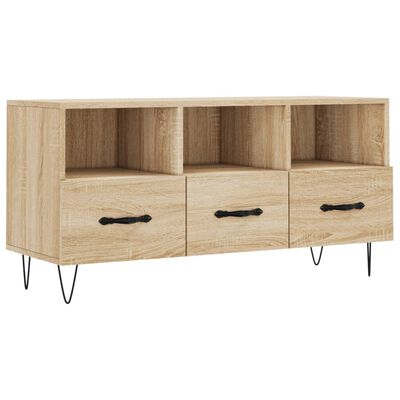 vidaXL Mobile Porta TV Rovere Sonoma 102x36x50 cm in Legno Multistrato