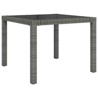 vidaXL Set da Pranzo da Esterno 5 pz con Cuscini in Polyrattan Grigio