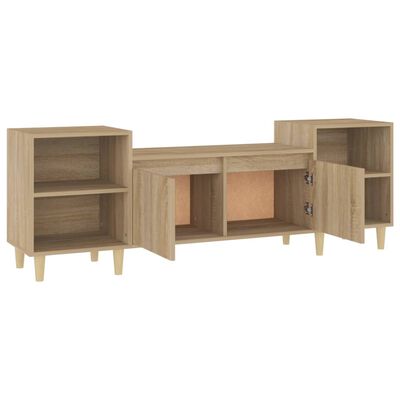 vidaXL Mobile Porta TV Rovere Sonoma 160x35x55 cm Legno Multistrato