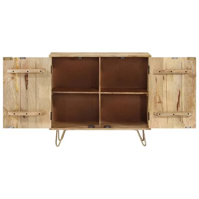 vidaXL Credenza 80x30x75 cm in Legno Massello di Mango