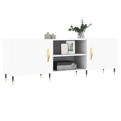 vidaXL Mobile Porta TV Bianco 150x30x50 cm in Legno Multistrato