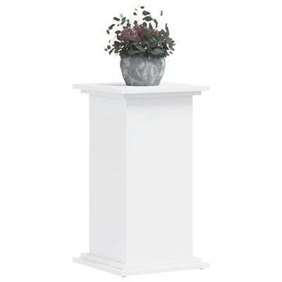 vidaXL Supporto per Piante Bianco 33x33x60 cm in Truciolato