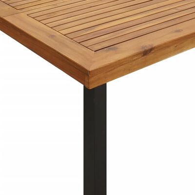 vidaXL Tavolo da Giardino 200x100x75 cm in Legno Massello di Acacia