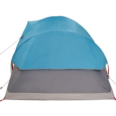 vidaXL Tenda da Campeggio a Cupola per 9 Persone Blu Impermeabile