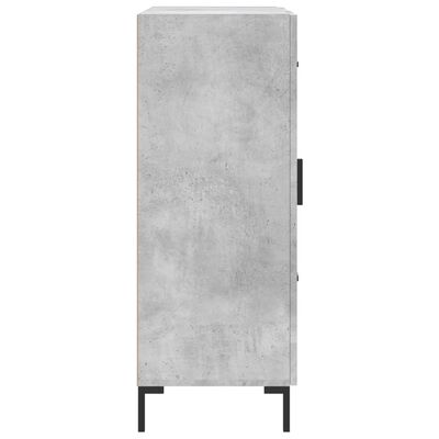 vidaXL Credenza Grigio Cemento 69,5x34x90 cm in Legno Multistrato