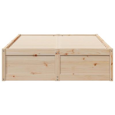 vidaXL Letto senza Materasso 120x200 cm in Legno Massello di Pino