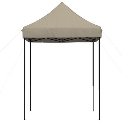 vidaXL Tenda da Festa Pieghevole Pop-Up Tortora 200x200x306 cm