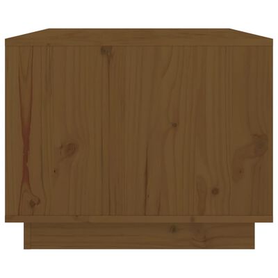 vidaXL Tavolino da Salotto ambra 80x50x40 cm Legno Massello di Pino