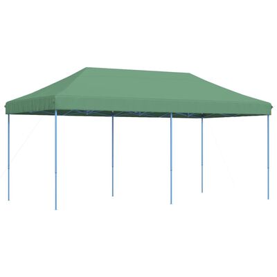 vidaXL Tenda da Festa Pieghevole Pop-Up Verde 580x292x315 cm