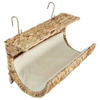 vidaXL Cuccia per Gatti con Cuscino Giacinto d'Acqua 37x20x20 cm