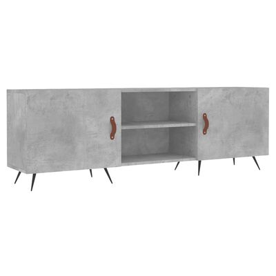 vidaXL Mobile Porta TV Grigio Cemento 150x30x50cm in Legno Multistrato