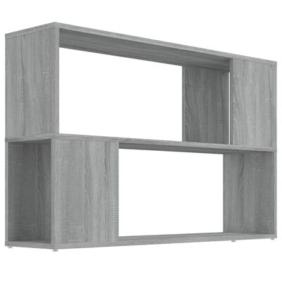 vidaXL Libreria Grigio Sonoma 100x24x63 cm in Legno Multistrato