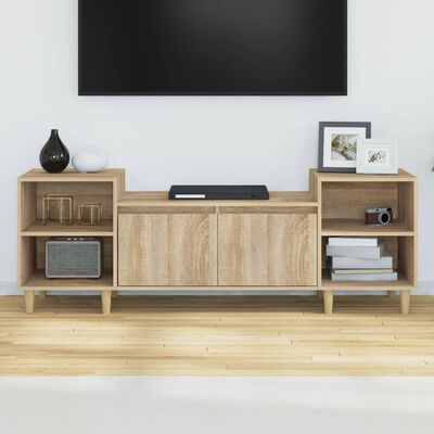 vidaXL Mobile Porta TV Rovere Sonoma 160x35x55 cm Legno Multistrato