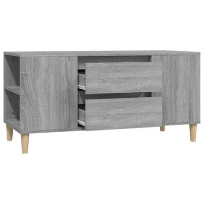 vidaXL Mobile Porta TV Grigio Sonoma 102x44,5x50 cm Legno Multistrato