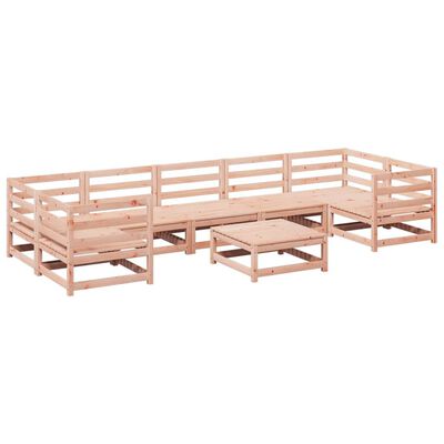 vidaXL Set Divani da Giardino 8 pz in Legno Massello Abete Douglas