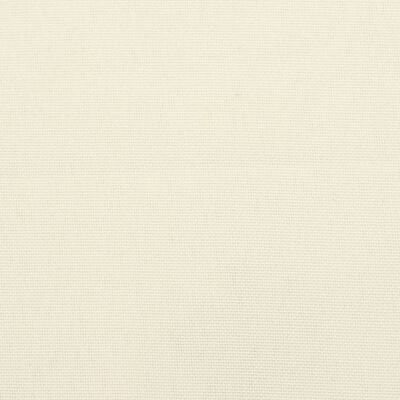 vidaXL Cuscino per Panca Bianco Crema 180x(50+50)x7 cm Tessuto Oxford