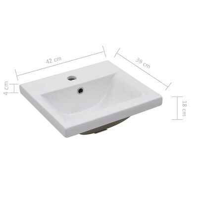 vidaXL Mobile da Bagno con Lavabo Integrato Nero in Truciolato