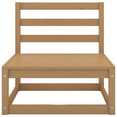 vidaXL Set Divani da Giardino 11 pz in Legno Massello di Pino