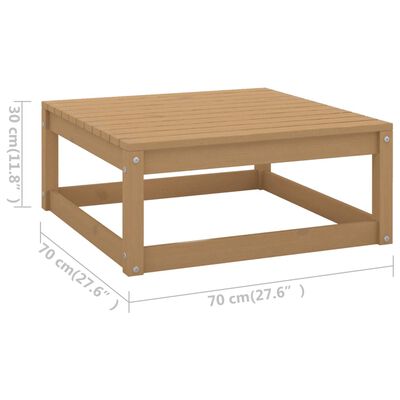 vidaXL Set Salotto Giardino 10pz con Cuscini in Legno Massello di Pino