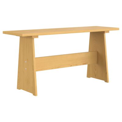 vidaXL Set da Pranzo 3pz REINE Marrone ambra in Legno Massello di Pino