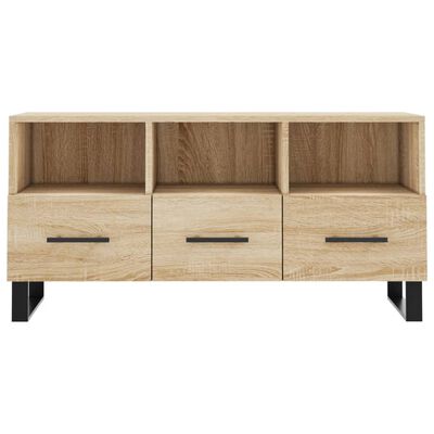 vidaXL Mobile Porta TV Rovere Sonoma 102x36x50 cm in Legno Multistrato