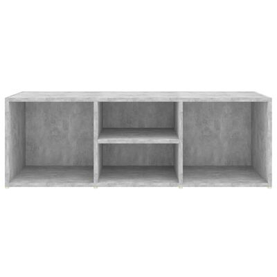 vidaXL Panca Porta Scarpe Grigio Cemento 105x35x35cm Legno Multistrato