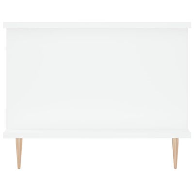 vidaXL Tavolino da Salotto Bianco 90x50x40 cm in Legno Multistrato