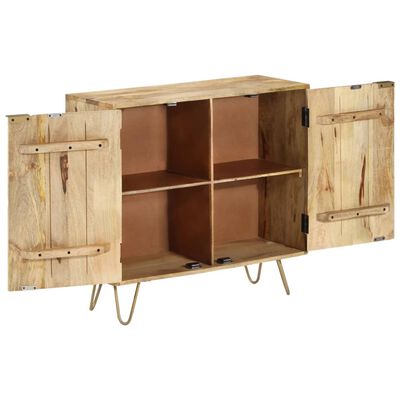 vidaXL Credenza 80x30x75 cm in Legno Massello di Mango