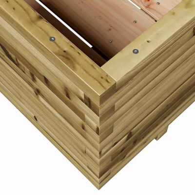 vidaXL Fioriera da Giardino 90x60x49,5 cm in Legno di Pino Impregnato