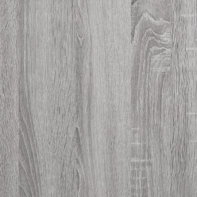 vidaXL Mensole Parete 4pz Grigio Sonoma 100x30x1,5cm Legno Multistrato