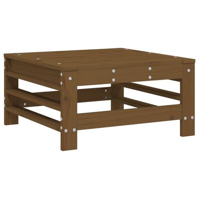 vidaXL Set Salotto da Giardino 8pz in Legno Massello di Pino ambra