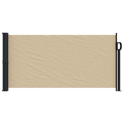 vidaXL Tenda da Sole Laterale Retrattile Beige 100x300 cm