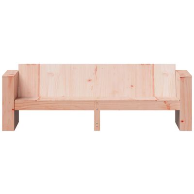 vidaXL Divano da Giardino 3 Posti 189x60x62 cm Legno Massello Douglas