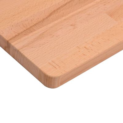 vidaXL Piano per Scrivania 100x60x1,5 cm in Legno Massello di Faggio