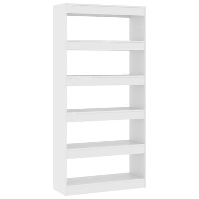 vidaXL Libreria/Divisorio Bianco 80x30x166 cm in Truciolato