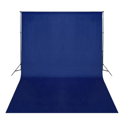 vidaXL Fondale in Cotone Blu 500x300 cm Chiave Cromatica