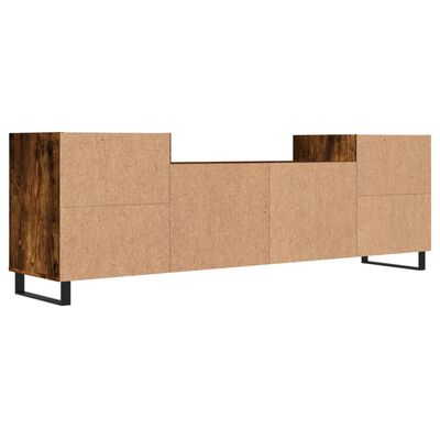 vidaXL Mobile TV Rovere Fumo 160x35x55 cm in Legno Multistrato