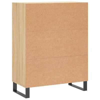 vidaXL Credenza Rovere Sonoma 69,5x34x90 cm in Legno Multistrato