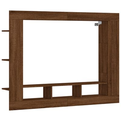 vidaXL Mobile Porta TV Rovere Marrone 152x22x113 cm Legno Multistrato