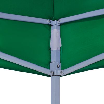 vidaXL Tetto per Tendone per Feste 2x2 m Verde 270 g/m²