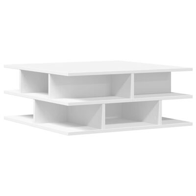 vidaXL Tavolino da Salotto Bianco 70x70x29 cm in Legno Multistrato