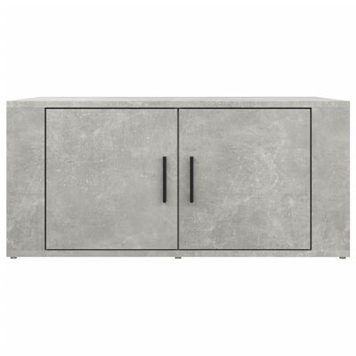 vidaXL Tavolino Salotto Grigio Cemento 80x50x36 cm Legno Multistrato